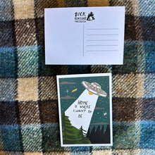 Home is where I want to be postcard 