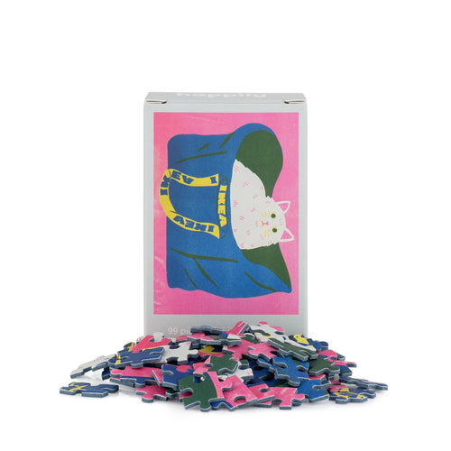 Cat in a bag - 99 Piece Mini Jigsaw Puzzle