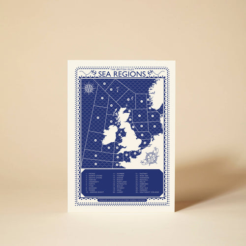 Sea Regions Greeting Card
