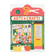 Art Shop Die Cut Card by The Printed Peanut