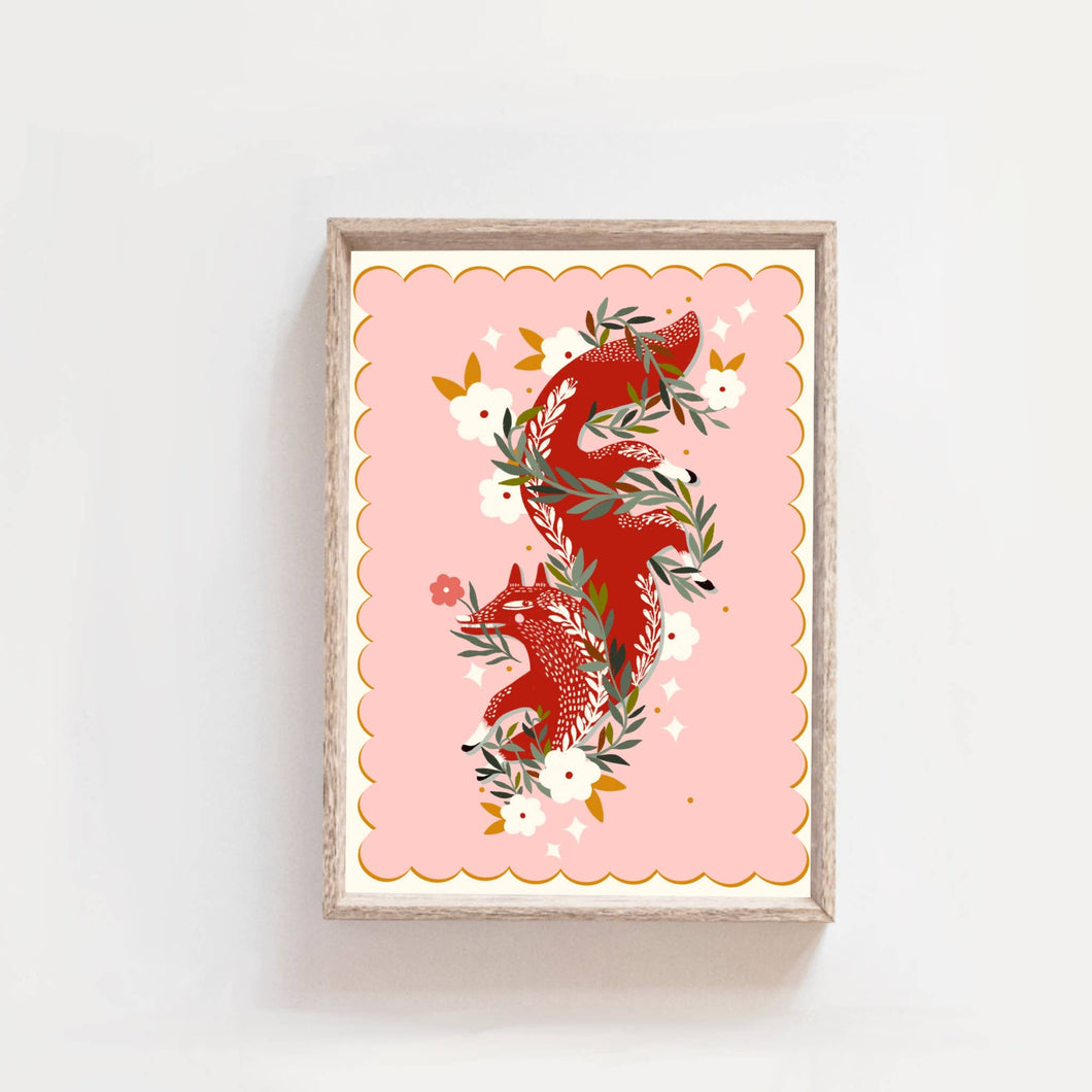 Fox and Flowers: A4