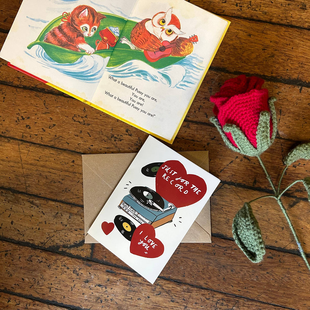 Just for the record card 