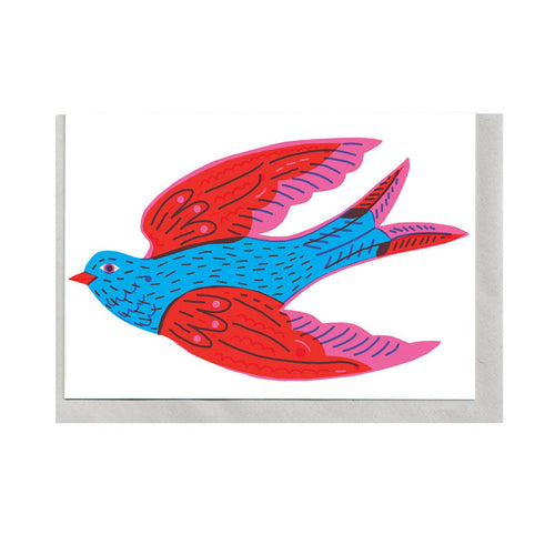 Swallow A6 Card by The Printed Peanut