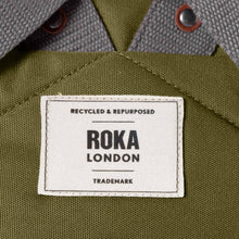 ROKA Finchley Backpack in Moss Canvas: Medium