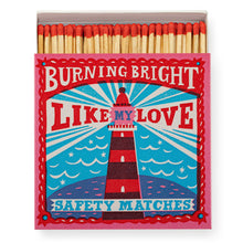 Burning Bright | Square Matchboxes