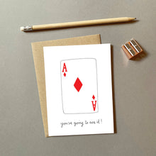 Ace Greeting Card | Good Luck Card | New Job Card | Exam