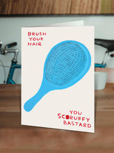 Funny David Shrigley Brush Your Hair Birthday Card