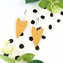 Kay Jay Clay Earrings Hoop Hearts