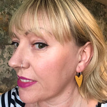 Kay Jay Clay Earrings Hoop Hearts