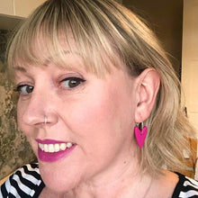 Kay Jay Clay Earrings Hoop Hearts