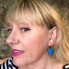 Kay Jay Clay Earrings Hoop Hearts