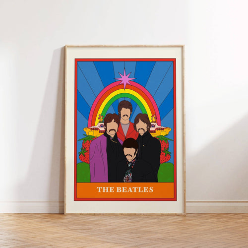 The Beatles Tarot Print: A3