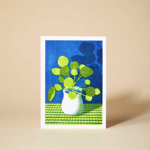 Pilea Greeting Card