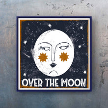 Over the Moon square print