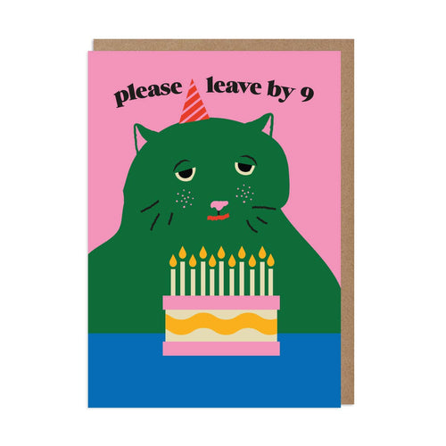 Grumpy Cat Funny Birthday Card: