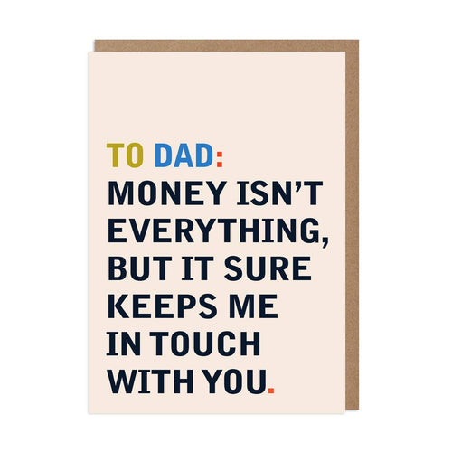 Dad Money Funny Father's Day Card